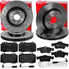 brembo BREMSSCHEIBEN + BEL&Auml;GE VORNE + HINTEN f&uuml;r MERCEDES S-KLASSE W220