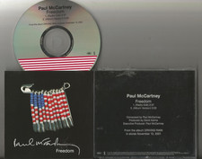 Paul McCartney - Freedom 2 versions Radio/Album Promotional CD single  2 trx  GT