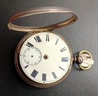 RARE WIGAN SILVER FUSEE VERGE PAIR CASED POCKET WATCH With Hallmarks  — photo 1