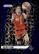 2024-25 Panini Prizm WNBA Blue Velocity Kelsey Plum Las Vegas Aces #77