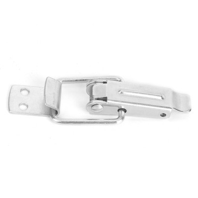 10x Spring Hasp Lock Buckle Wooden Chest Box Toggle Latch Catch Zinc Plated SET