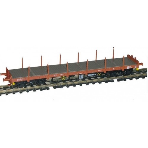 BRAWA 47102 H0 FS PIANALE A CARRELLI CON STANTI PIEGHEVOLI TIPO Rgmms NUOVO | Condition: Nuovo