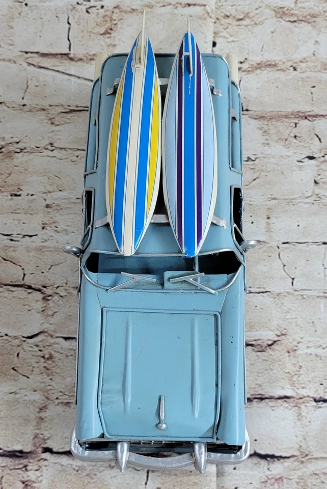 Figura 1:18 Blu / Bianca 1956 DeSoto Firedome Station Wagon Lavoro Europeo - Immagine 3 di 4