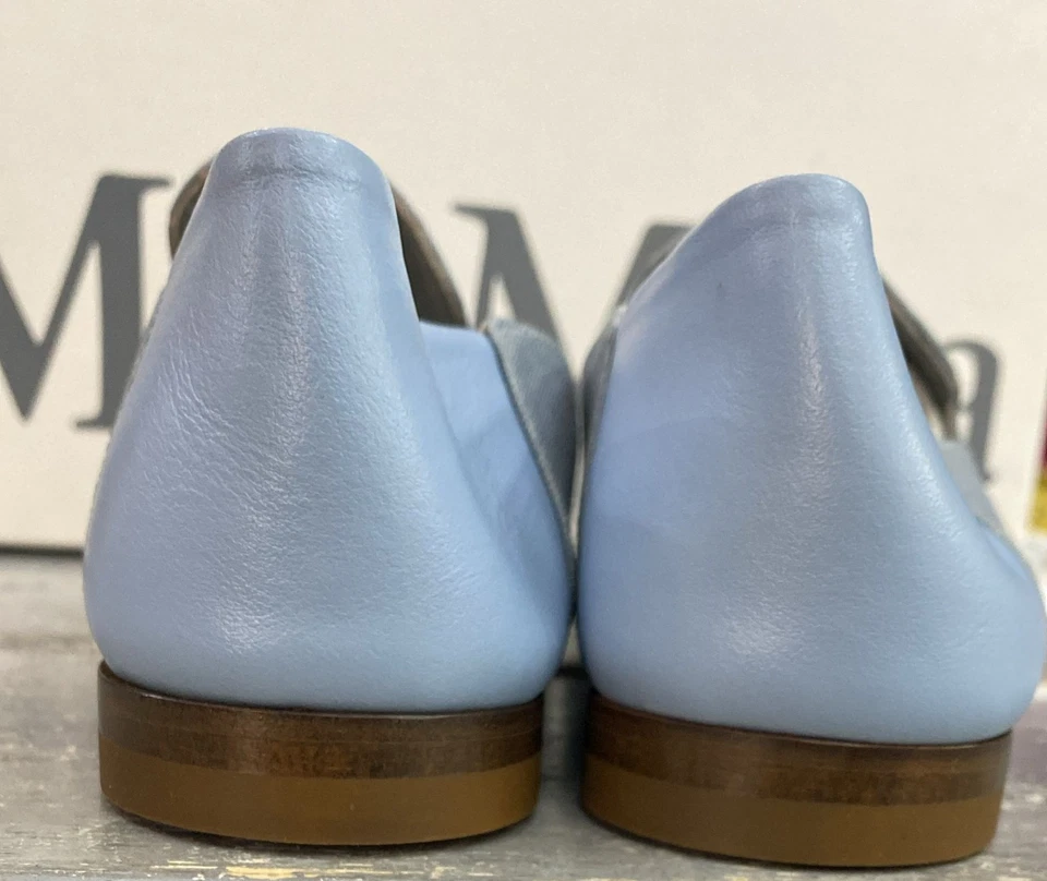 Max Mara Mocassin Femme Céleste TailleEU36 MXA1 - Photo 4/4