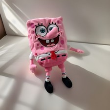 TY Beanie Babies SPONGEBOB PINKPANTS 8" Plush Rare