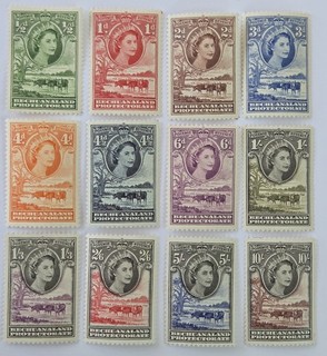 BECHUANALAND CLASSICS 1955 Set of 12. Very Fine Mounted Mint. €160. SG143 153.