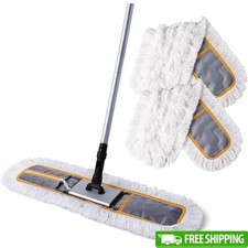Commercial Dust Mop 24 Inch Microfiber Heavy Duty Extendable Cleaning Tool New