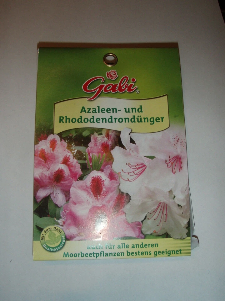 GABI Azaleen- Rhododendrondünger 125g Dünger Rohdodendron Moorbeetpflanzen