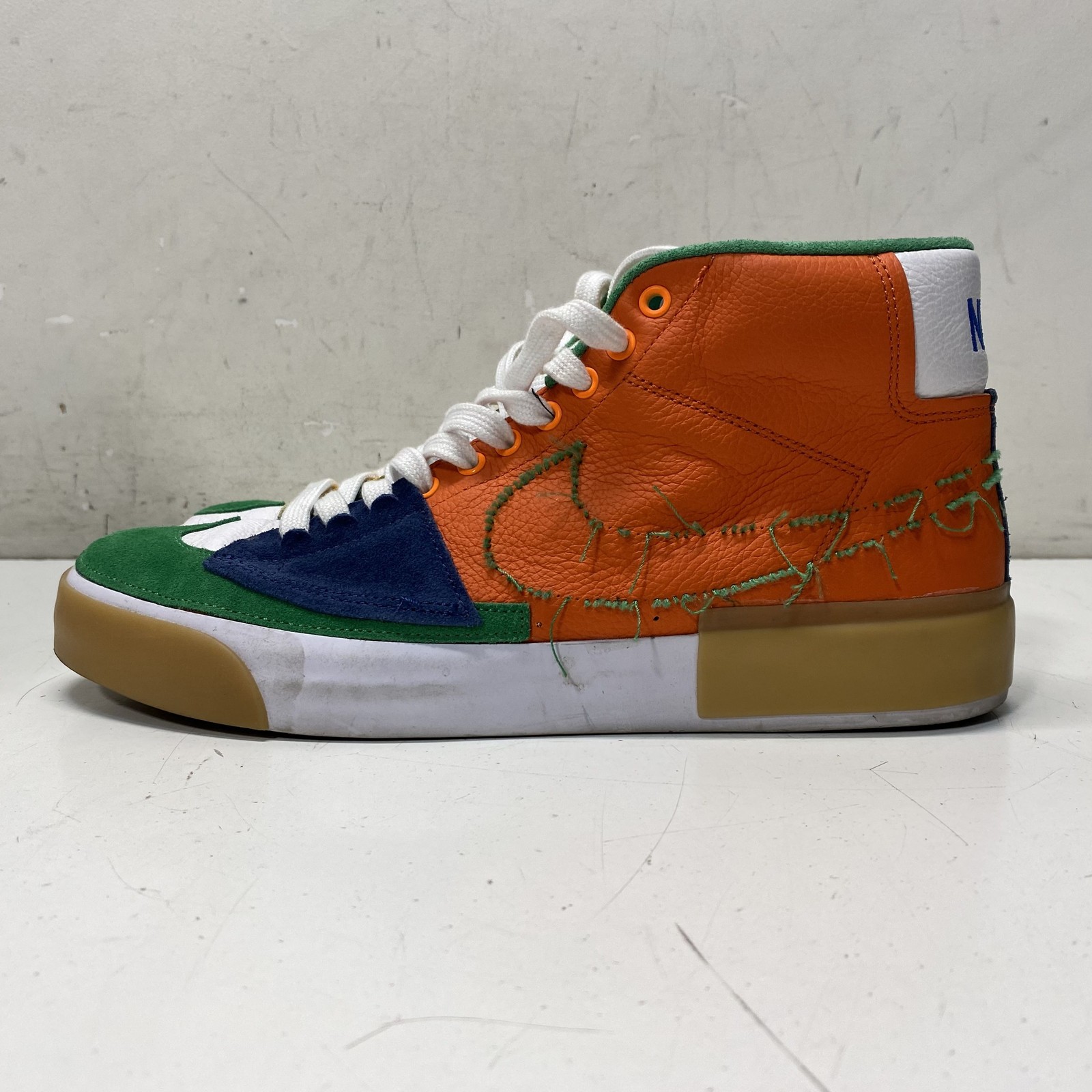 Nike Multi Color Patchwork High Top Sneakers Men … - image 1