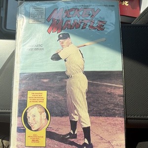 Magnum Comics Mickey Mantle #1 First Issue Sports Comic Book 1991 Color