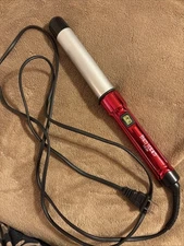 BED HEAD Tigi Curling Wand Iron Red 1.25” Barrel BH353 Big Curls