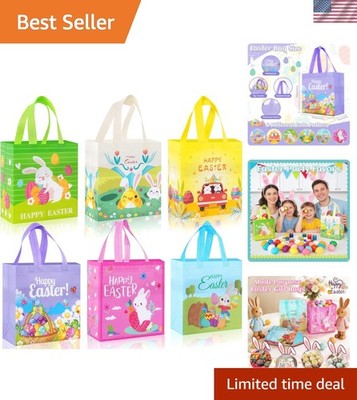 Easter Basket Stuffers, Easter Bags with Handles Toys for Boys and Girls ,6 P...