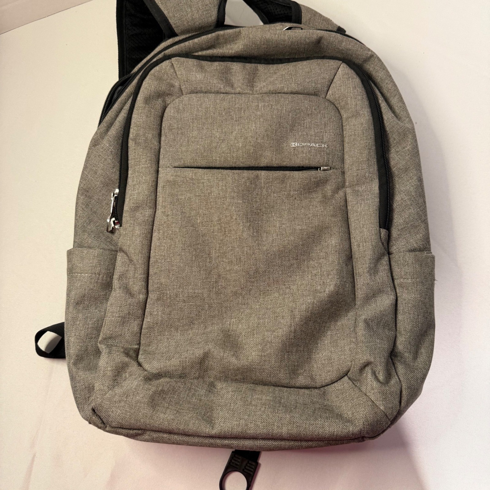 Grey Heathered Anti Theft Travel Business Bag