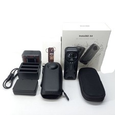 INSTA360 X4 8K Action Camera 8K Set Includes Numerous Accessories Used