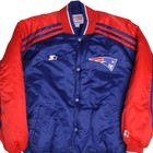VINTAGE NFL NEW ENGLAND PATRIOTS STARTER PROLINE JACKET 1990S SIZE LARGE