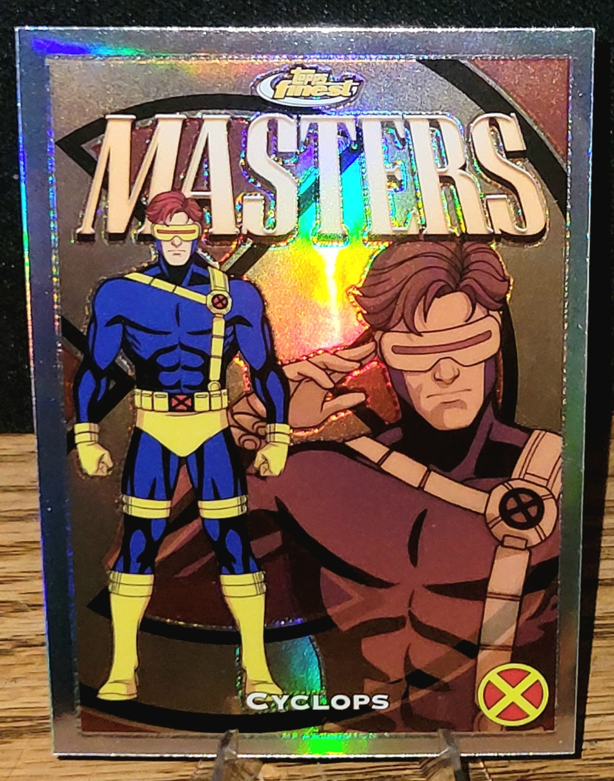 2025 Topps Finest X-Men '97 -  Cyclops - Masters Refractor #41 