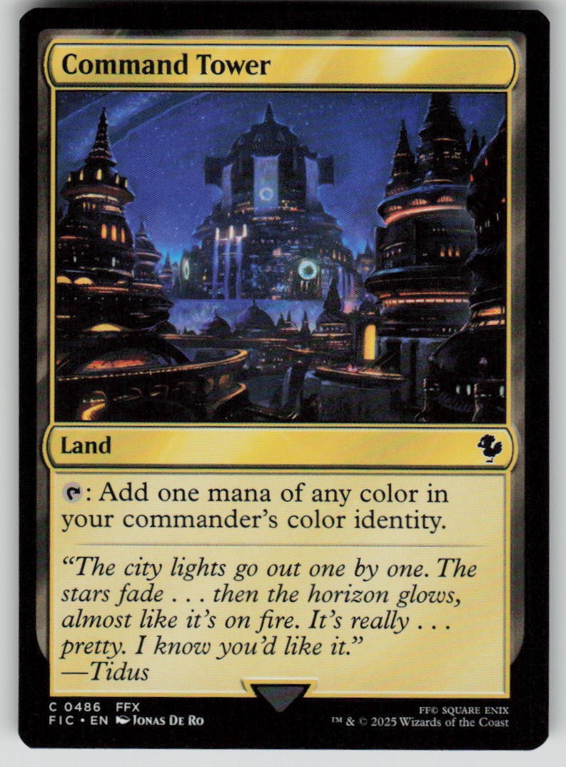 Command Tower (0486) Common Commander: FINAL FANTASY 486 MTG Near Mint 2025