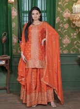PARTY GOWN SALWAR KAMEEZ WOMEN NEW DRESS BOLLYWOOD READY TO WEAR INDIAN WEDDING