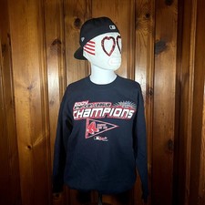 MLB Red Sox M 2004 Champions Sweatshirt NAVY Y2K Vintage World Series