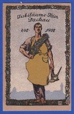 Postkarte zur 1100-Jahr-Feier von Dachau Schmied 1908