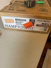 Hampton Bay 30 in W x 12 in. D x 12 in. H Unfinished Wall Bridge Kitchen Cabinet