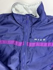 Vintage 90s Nike Kids Windbreaker Jacket Purple Colorblock Full Zip Youth S 4-6 — photo 2