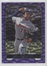 2012 Bowman Draft Picks Purple Ice 8/10 Fernando Perez #BDPP50 5w7