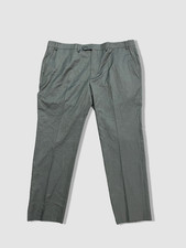 Michael Kors Men's Green Classic-Fit Wool-Blend Suit Pants Size 34W 30L