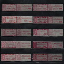 DDR SbPA Einschreibezettel nach FORGE: Posten Forst/Dresden lt. Aufstellung