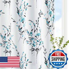 Mysky Home Floral Curtains For Living Room Thermal Insulated Light Blocking