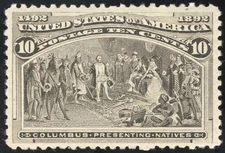 US Stamps # 237 MLH XF Columbian