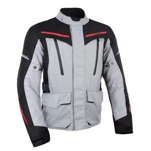 Oxford Metro 2.0 Motorcycle Motorbike Textile Jacket Grey Black Red