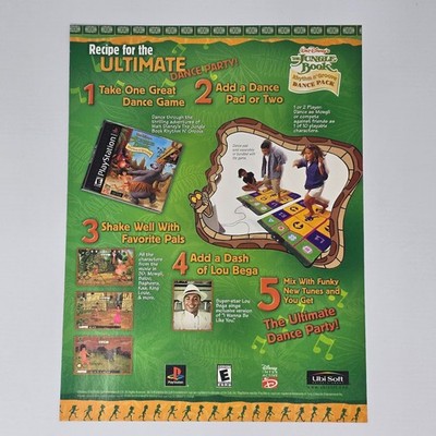 The Jungle Book Rhythm n Groove PlayStation 1 PS1 Print Ad/Poster Promo Art