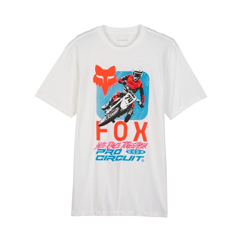 Fox Racing Pro Circuit 74 SS Short Sleeve Premium Tee / T shirt White Size XL