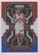 2021-22 Panini Prizm Red White & Blue Prizm Dalano Banton #328 3j0