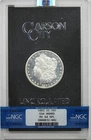 1883-CC $1 NGC/GSA HOARD MS 64 DPL Morgan Silver Dollar W/ Box + COA