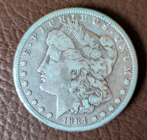 1884 S Morgan Silver Dollar