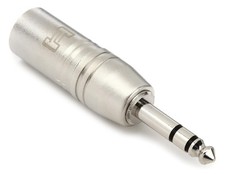 Hosa GXP-246 XLR Male to 1/4 inch TRS Male Adapter 5-pack Bundle