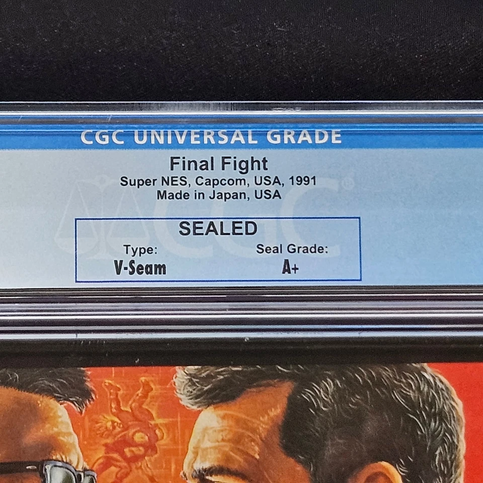 Final Fight Super Nintendo SNES RELEASED 1991 CGC GRADED  8.0 A+ NEW SEALED - Image 3 of 4