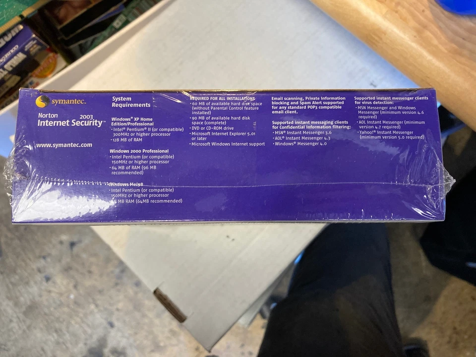 Symantec Norton Internet Security 3.0 Software For Windows 2003 New Sealed - Image 4 of 4