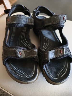 Schwarze Ecco Trekkingsandalen, Größe 42, sehr guter gebrauchter Zustand