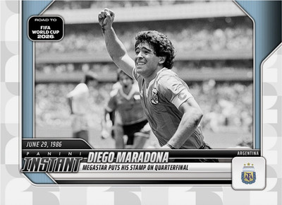2026 Panini Instant Road FIFA World Cup #RTWC37 Diego Maradona Argentina PRESALE