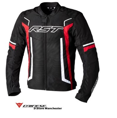 RST Pilot Evo schwarz/rot/weiß Urban Sport Touring wasserdicht Textil Motorrad...