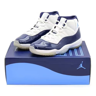 Nike Air Jordan 11 Retro Win Like 82 Midnight Navy White 378037-123 Men's