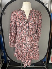 Ann Taylor Loft Tunic Long Sleeve Floral Dress Sundress Size XS New