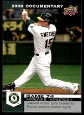 Ryan Sweeney 2008 Upper Deck Documentary #2894 Athletics MLB READ FREE SHIPPING
