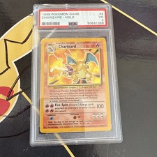 Pokemon TCG Charizard Base Set 4/102 Holo Rare PSA 3 VG.
