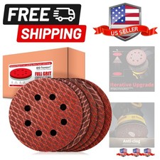 Sanding Disc 5 Inch 8 Hole Hook and Loop, Diamond Shape Orbital Sander Pads 4...