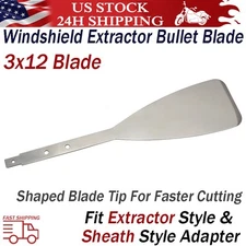3x12 EXT-Delta Bullet Blade Windshield Removal Tool for Extractor/Sheath Adapter