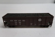 Roundhouse HO Pennsylvania PRR Rd# 675344 3 Bay Hopper Freight Train Car 1488